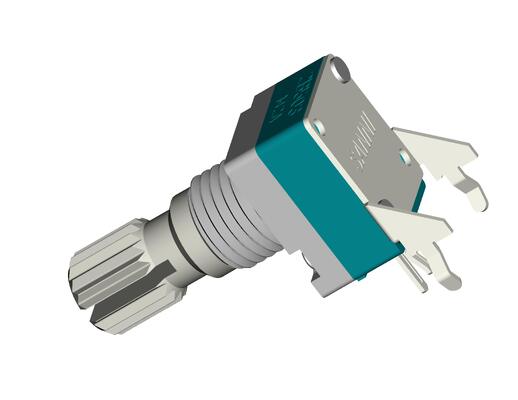 Dielectric Strength 500VAC Rotary Variable Resistor Single Gang Component for Precise Electrical Resistance Adjustment