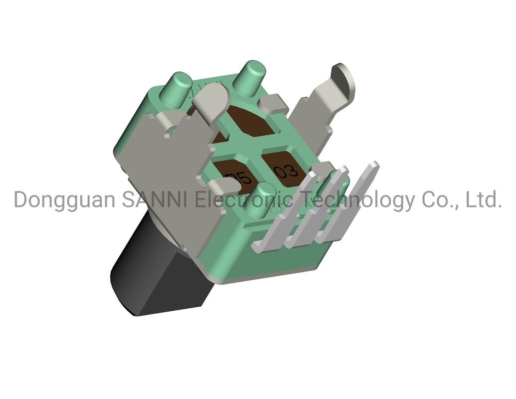 0.05W Power Rating Rotary Potentiometer with 000 Cycles Rotational Life and Customized Shaft Length of 6mm-20mm