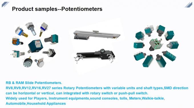RV90XB3N0PB Horizontal Type Potensiometer Putar